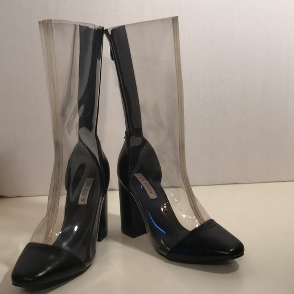 Cape Robbin Shoes - Cape Robbin Clear and Black Boots